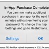 Apple inapp purchases, refund to parents, itunes store issues