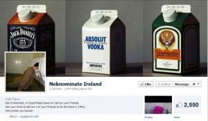 neknomination Ireland, facebook