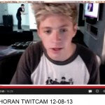 One Direction Niall Horan caught on Webcam