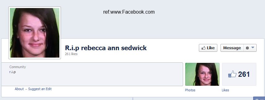 rebecca ann sedwick facebook memorial page R.I.P