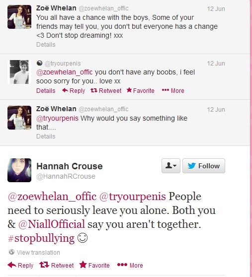 Zoe Whelan Twitter Abuse